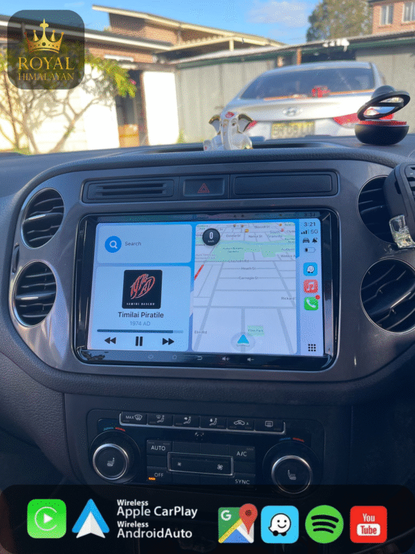 VW Tiguan 9 Inch CarPlay Android Head Unit | 4GB+32GB | Plug & Play 🎵📱🚗