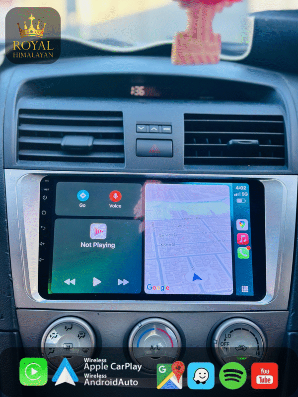 Toyota Camry 2009 9-Inch Android CarPlay Head Unit | Wireless Apple CarPlay & Android Auto | Bluetooth | GPS | Reverse Camera Support